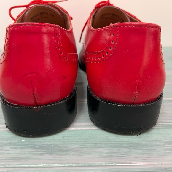 Fortune From Liberty RED Wingtip Shoes - Picture 6 of 8